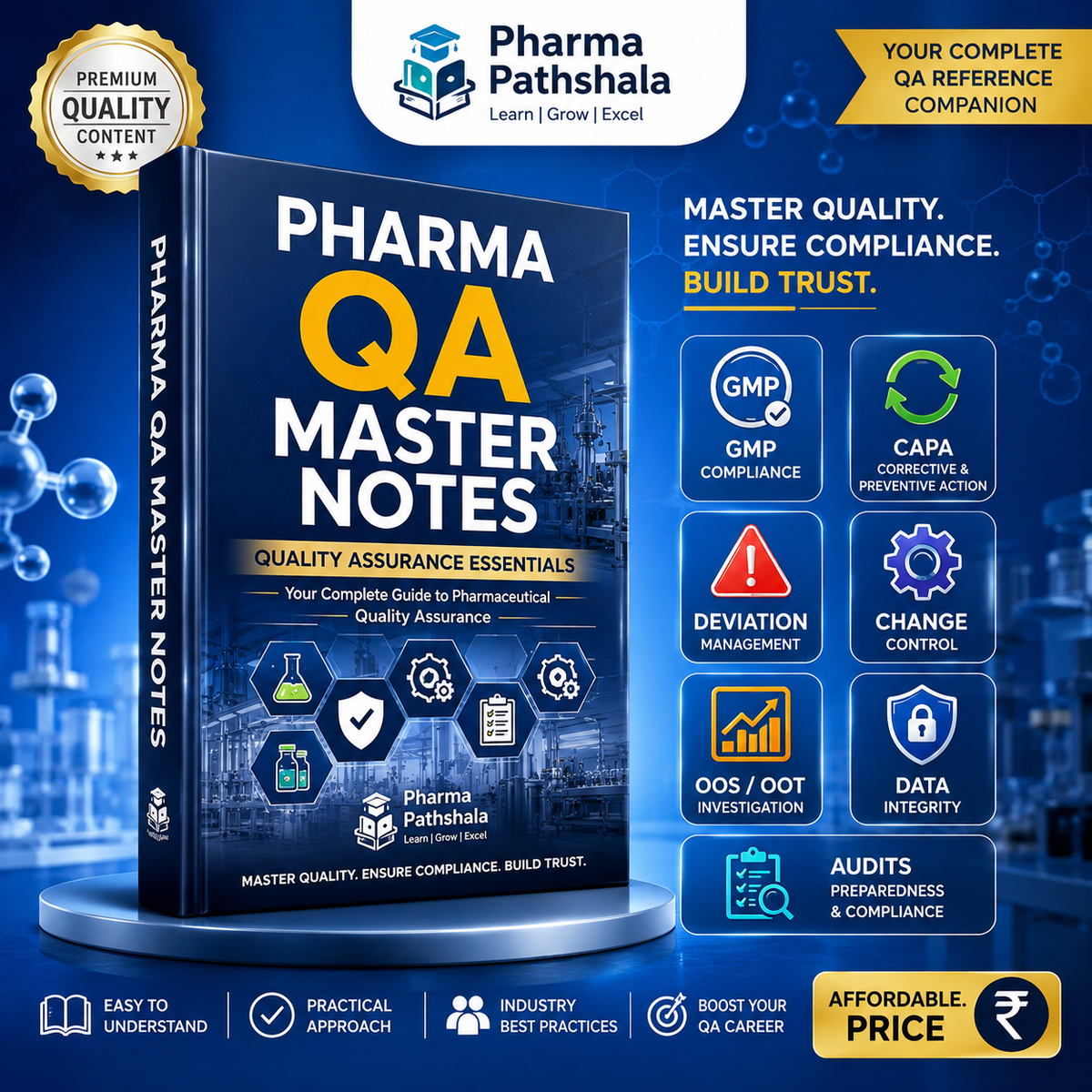 Pharma QA Master Notes – GMP, deviations and CAPA topics