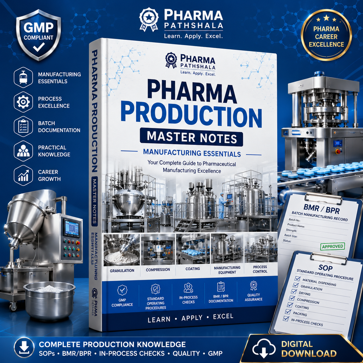 Pharma Production Master Notes – interview preparation
