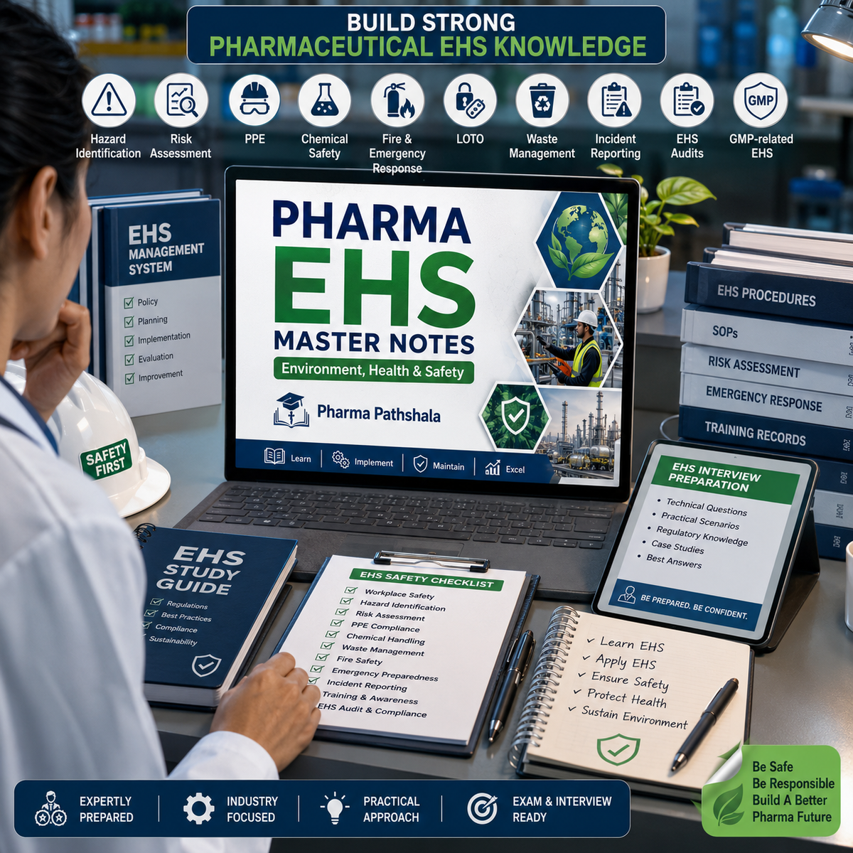 Pharma EHS Master Notes – risk assessment topics