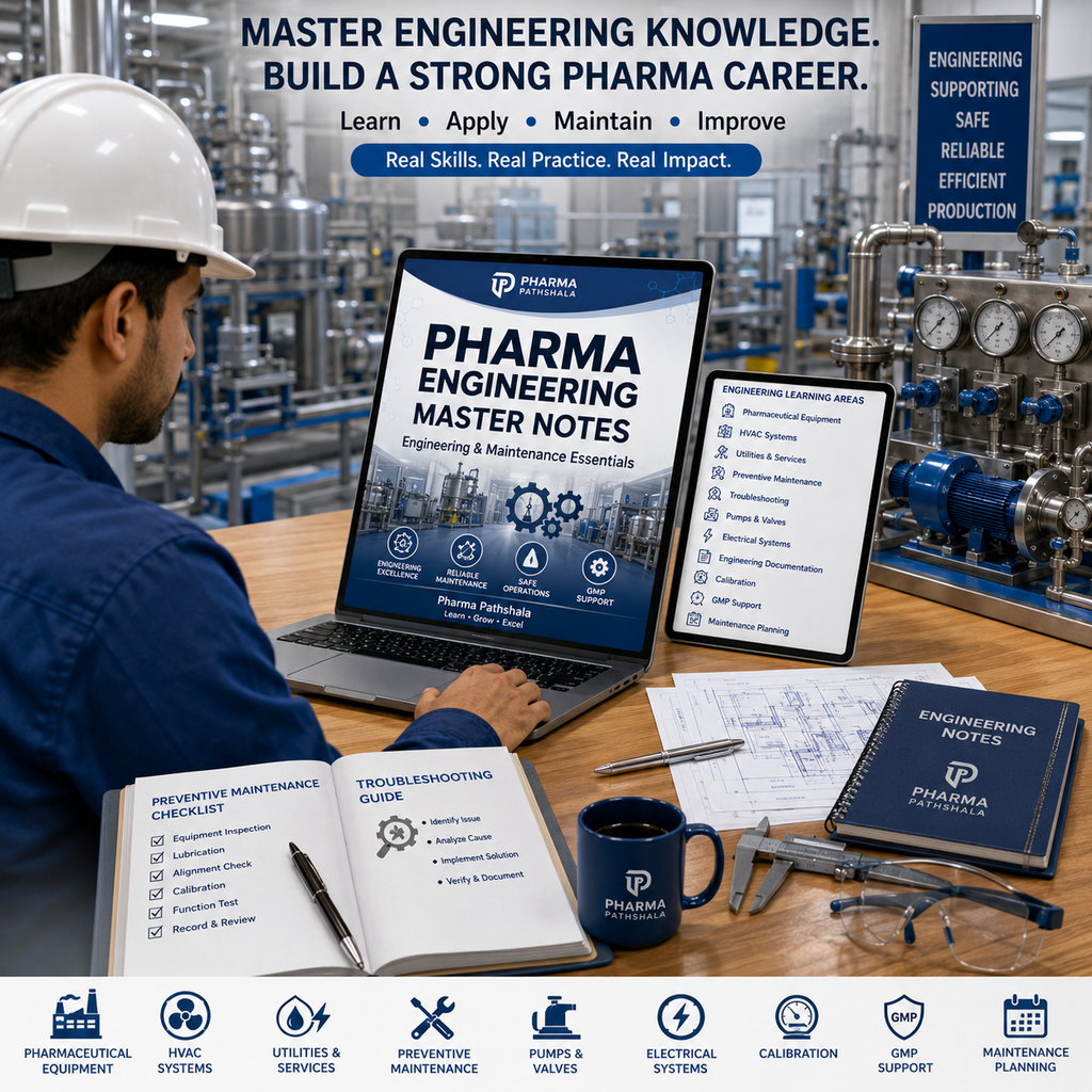 Pharma Engineering Master Notes – HVAC and maintenance topics