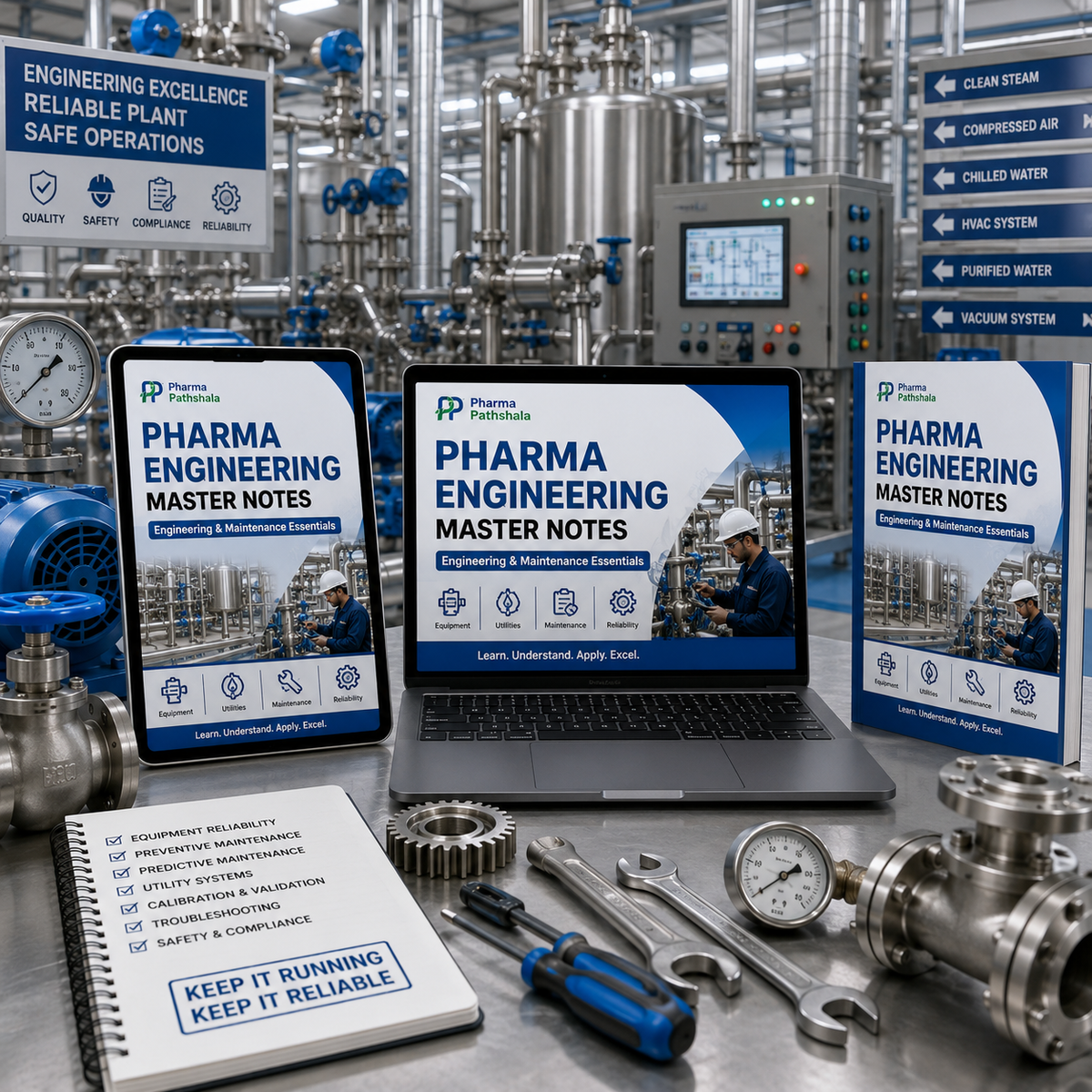 Pharma Engineering Master Notes – utilities topics