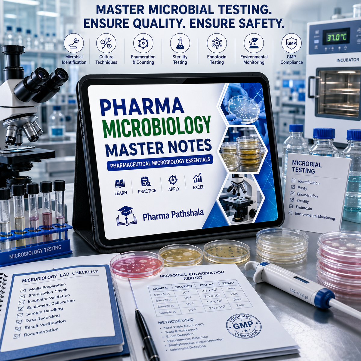 Pharma Microbiology Master Notes – aseptic techniques topics