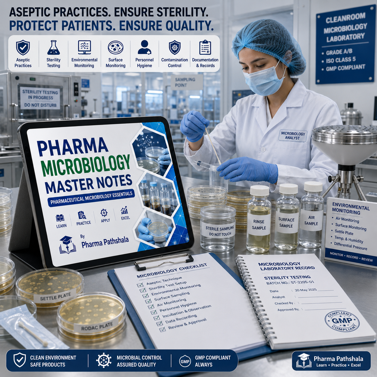 Pharma Microbiology Master Notes – cover preview
