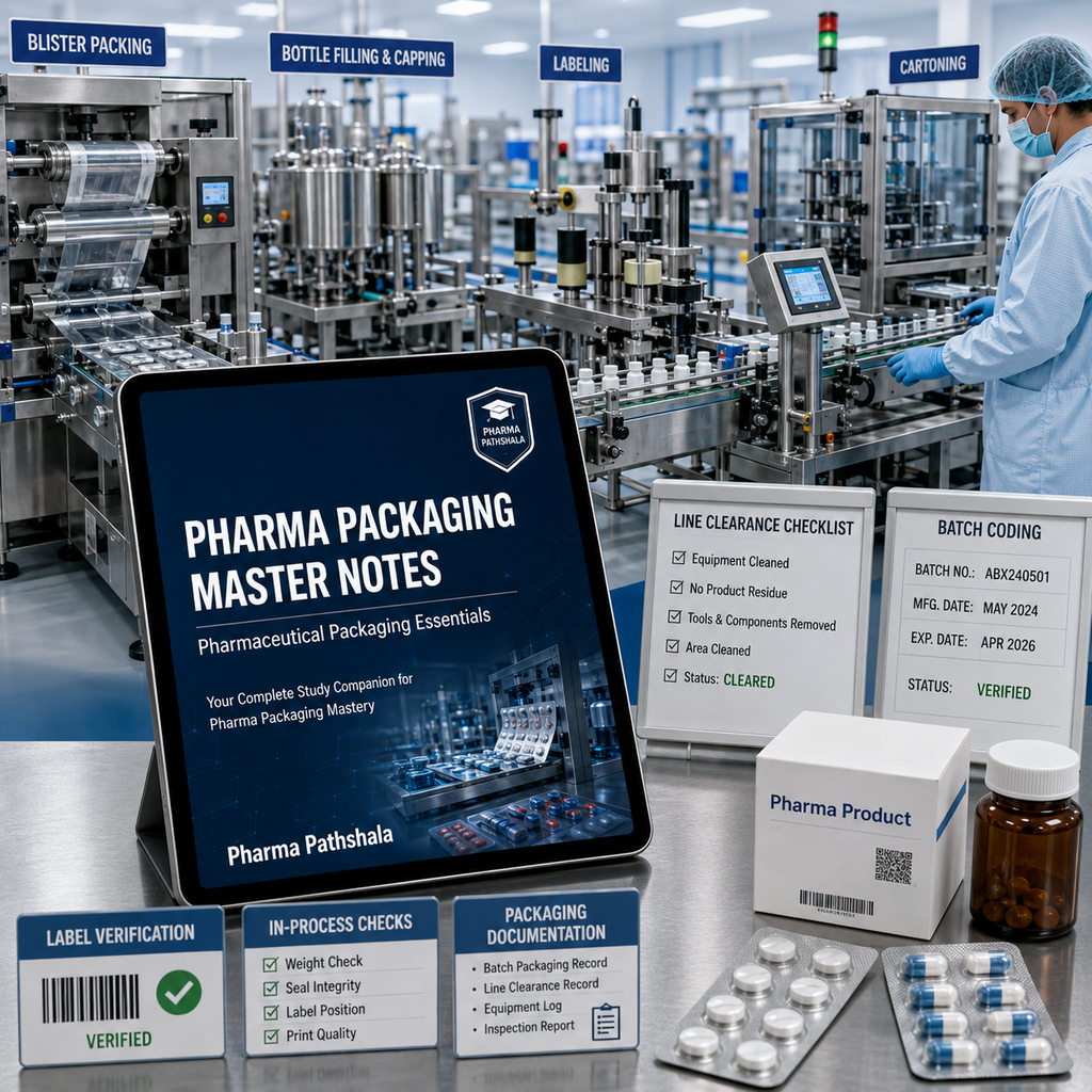 Pharma Packaging Master Notes – line clearance topics