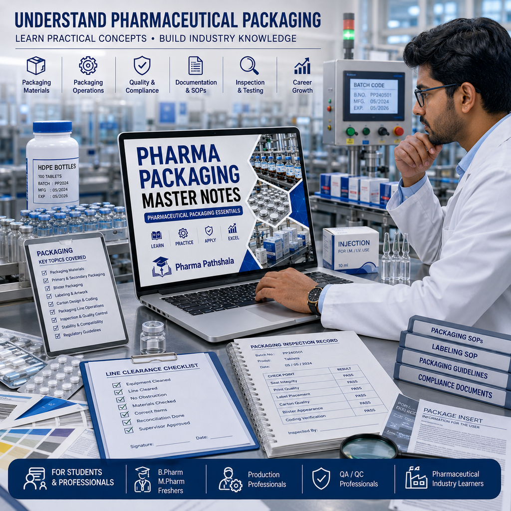Pharma Packaging Master Notes – page preview