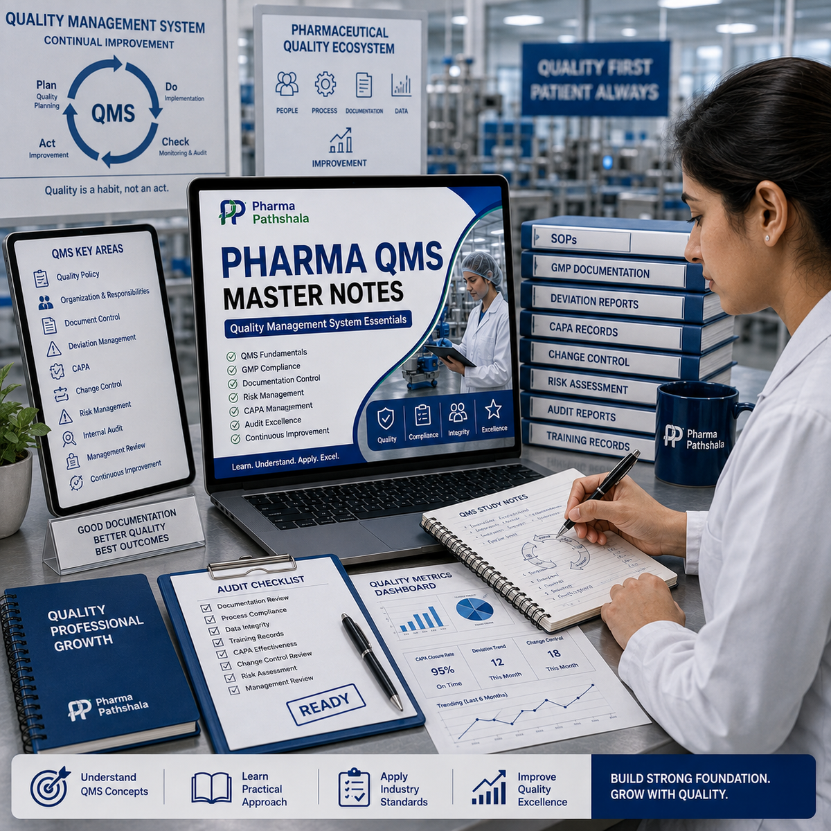 Pharma QMS Master Notes – data integrity topics