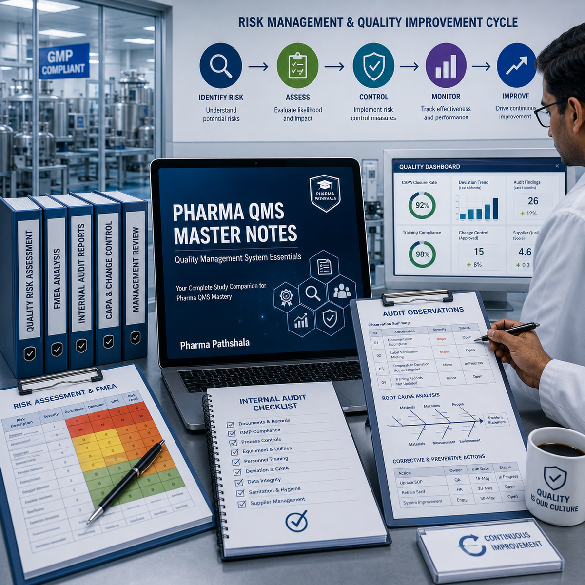 Pharma QMS Master Notes – page preview