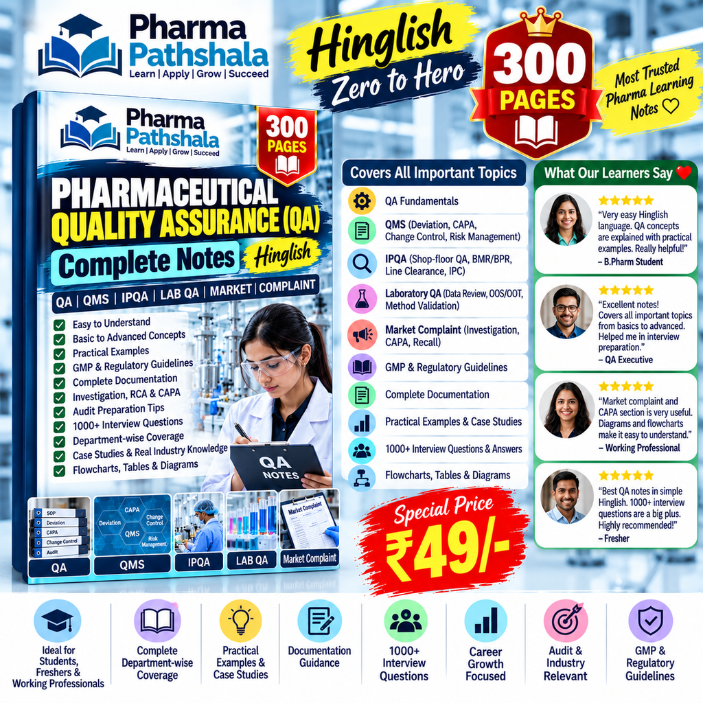 Pharma QA Zero to Hero (Hinglish) – cover preview