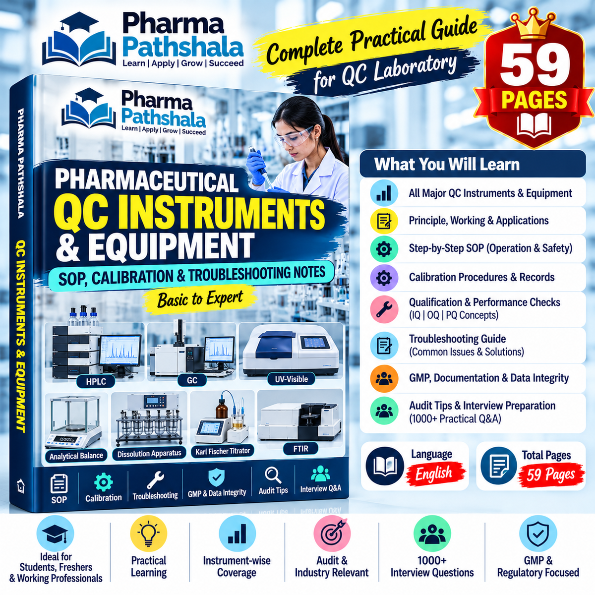 Pharmaceutical QC Instruments & Equipment Guide – cover preview