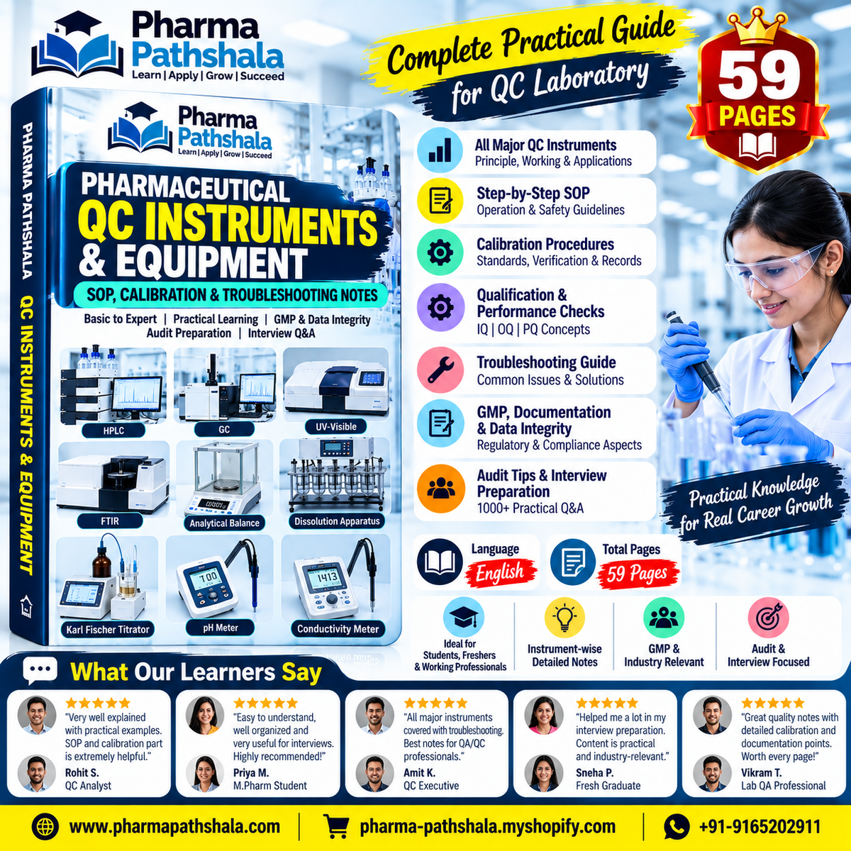 QC Instruments Guide – calibration and SOP topics
