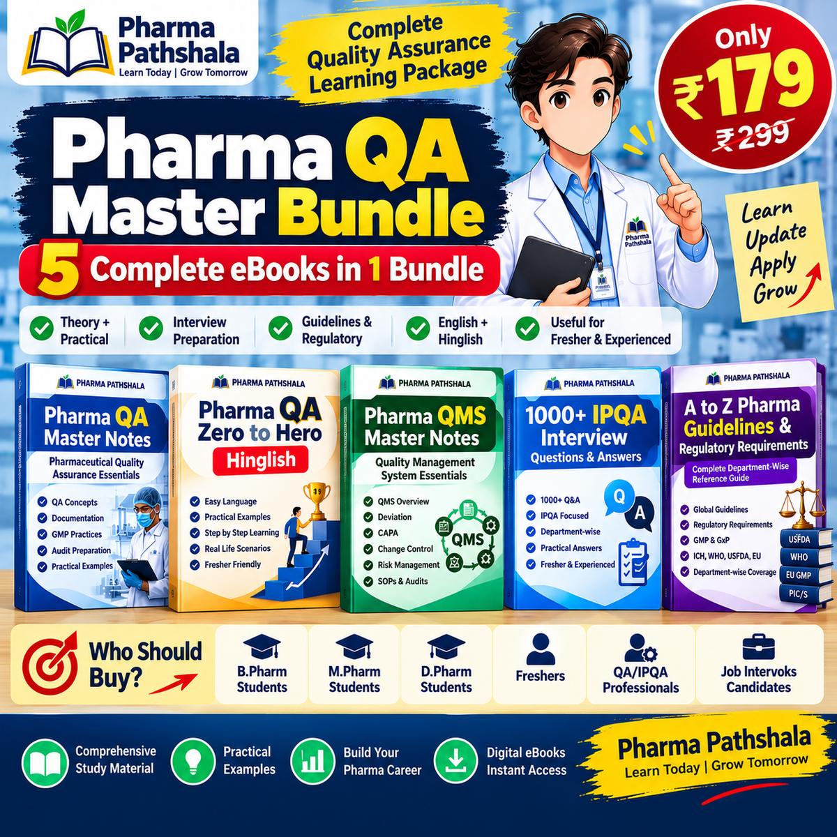 Pharma QA Master Bundle (5 eBooks) – cover preview