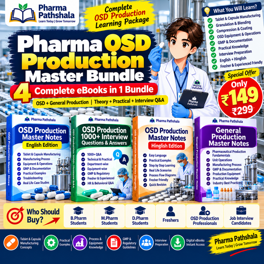 Pharma OSD Production Master Bundle (4 eBooks) – cover preview