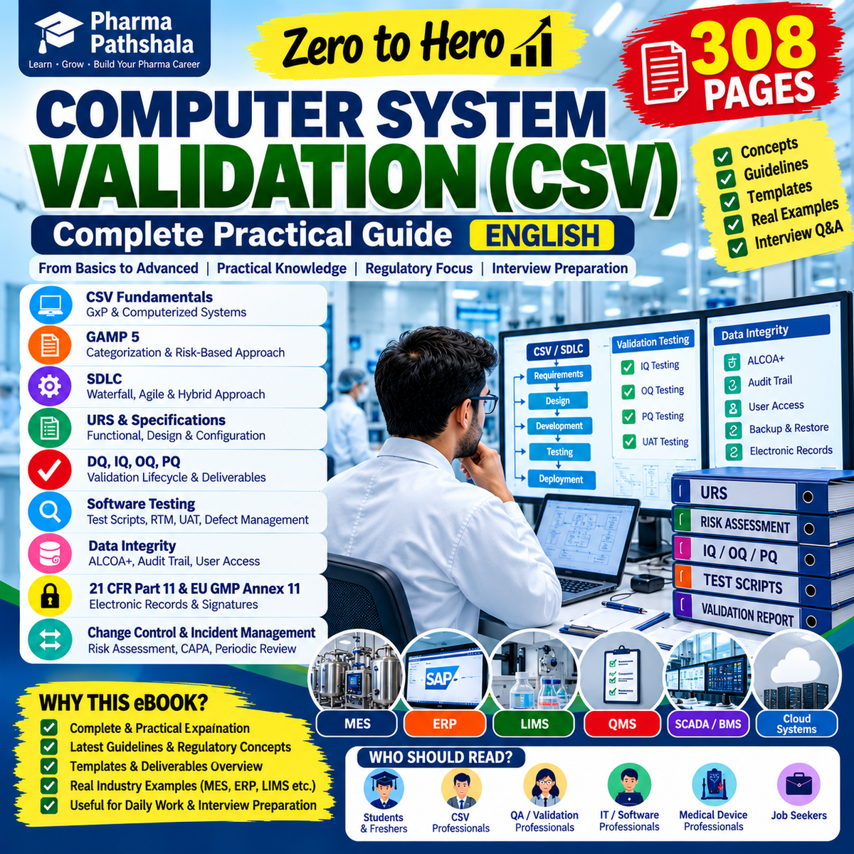 Computer System Validation (CSV) & CSA Zero to Hero – cover preview