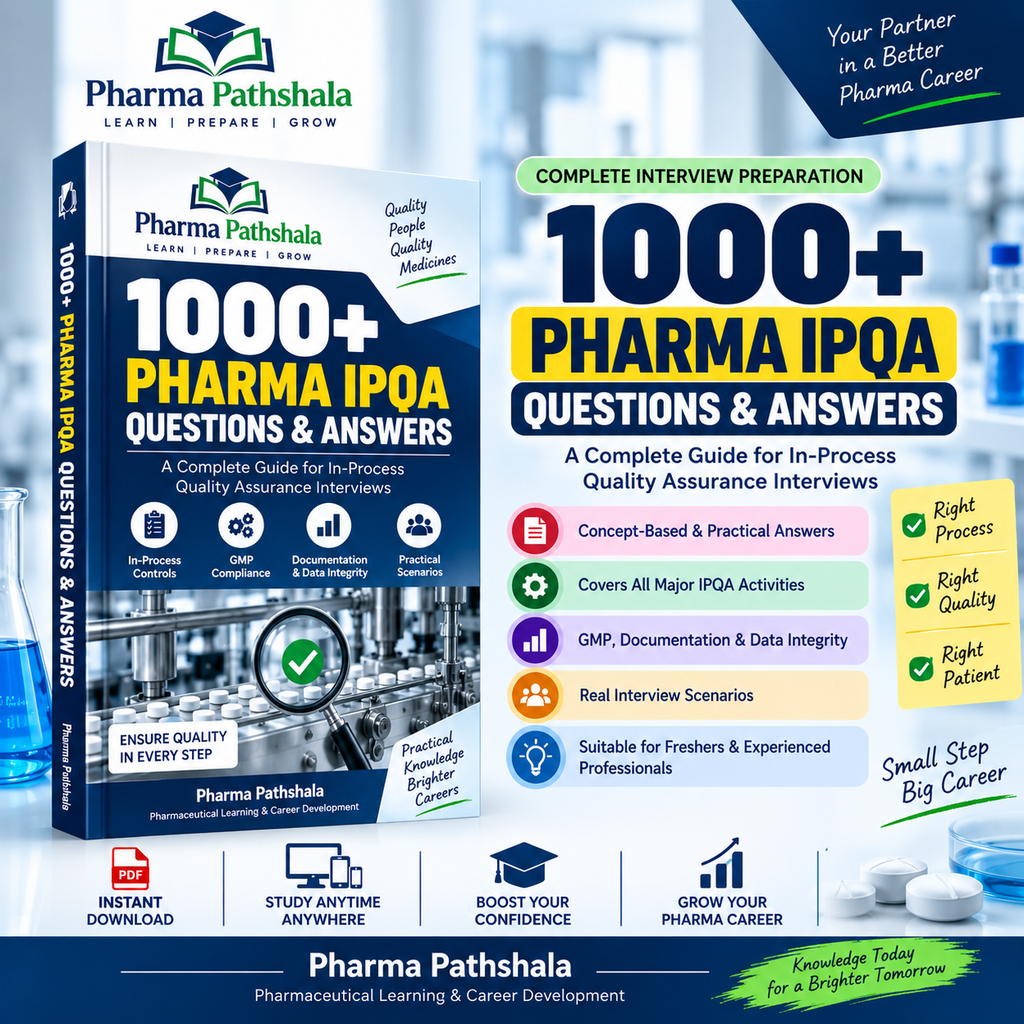 1000+ IPQA Interview Questions and Answers – cover preview