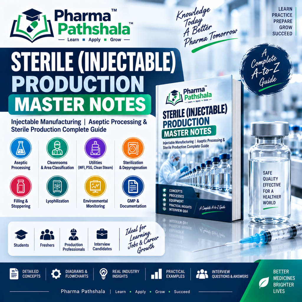 Sterile Injectable Production Master Notes – page preview