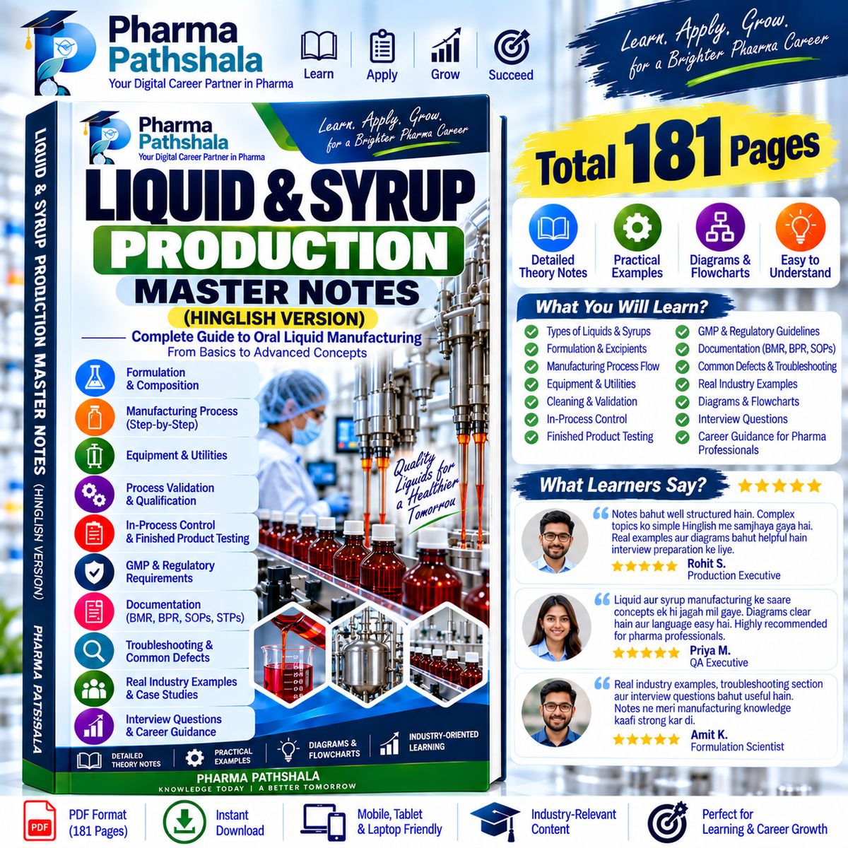 Liquid & Syrup Production Master Notes – page preview