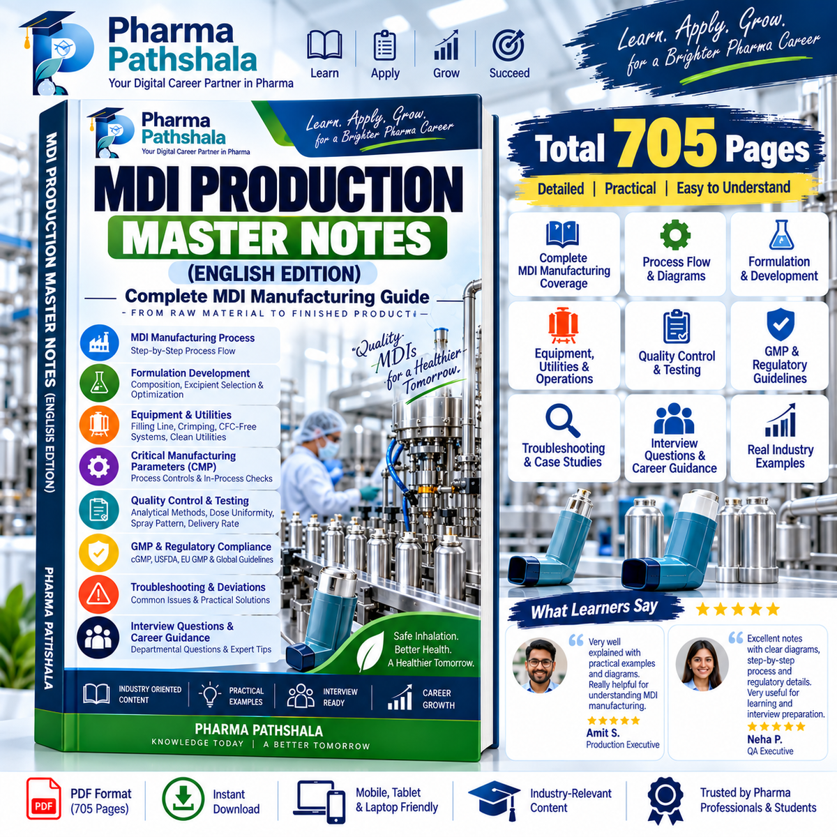 MDI & DPI Production Master Notes – validation topics