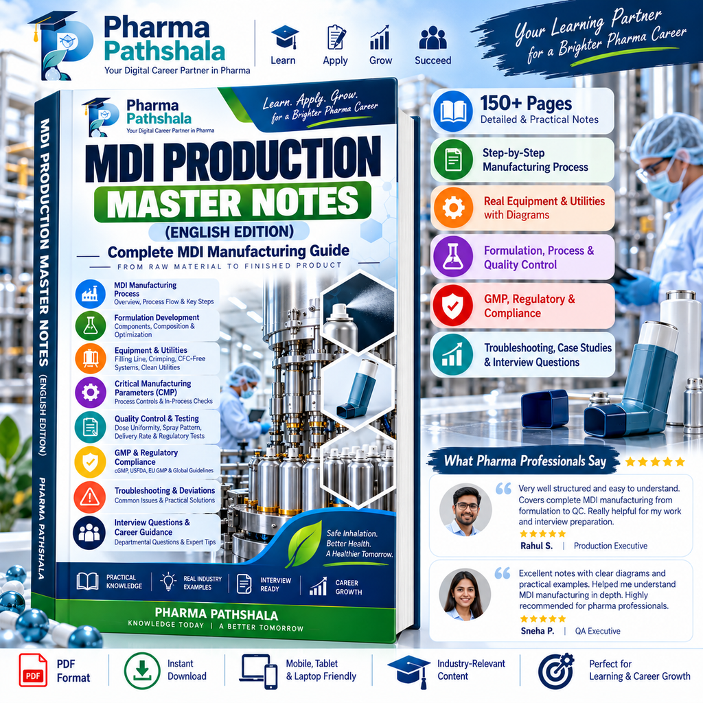 MDI & DPI Production Master Notes – page preview