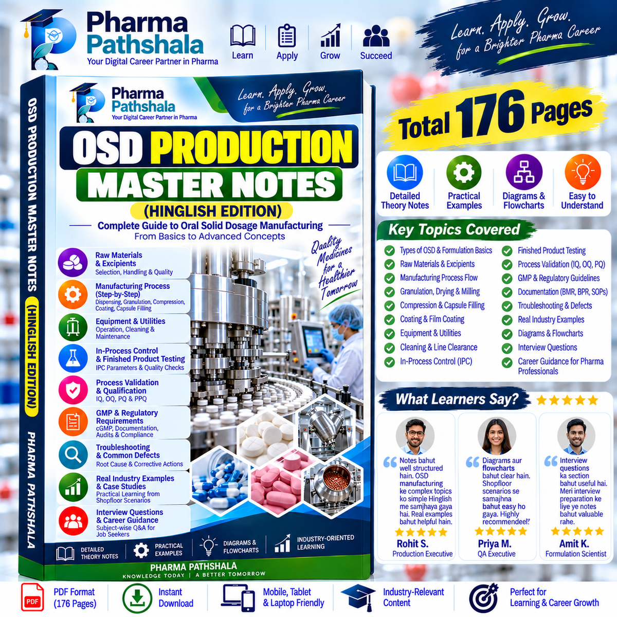 OSD Production Master Notes (Hinglish Edition) – cover preview