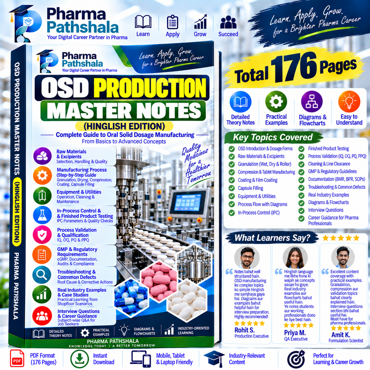 OSD Production Master Notes (Hinglish) – topics preview