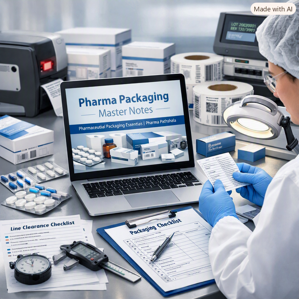 Pharma Packaging Master Notes – packaging GMP topics