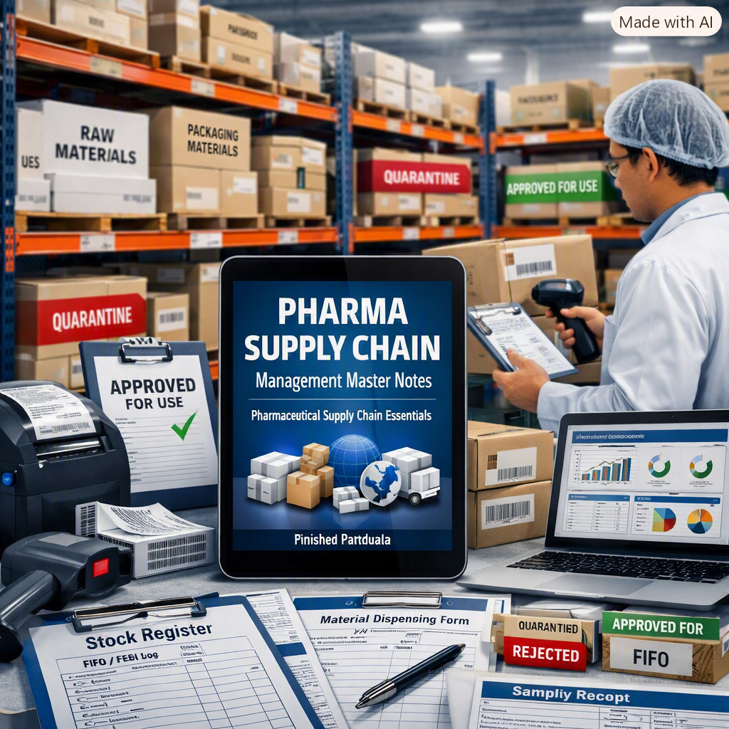 Pharma Supply Chain Master Notes – procurement topics